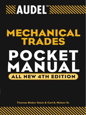 cover image of Audel Mechanical Trades Pocket Manual